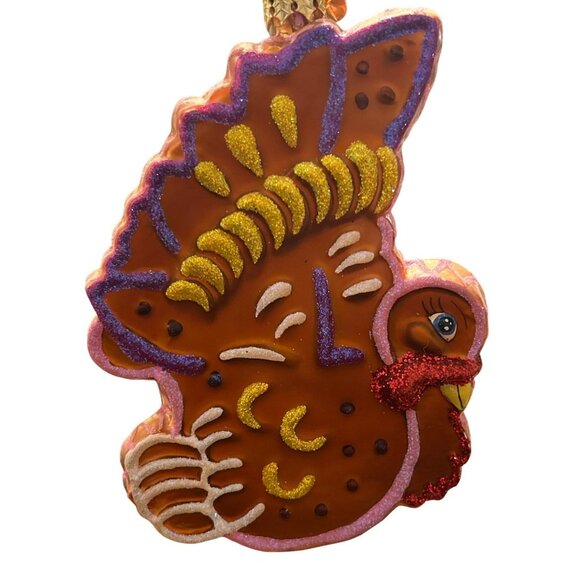 Vintage Christopher Radko "Gobble it Up" Retired 2001 Thanksgiving Ornament - Picture 1 of 4